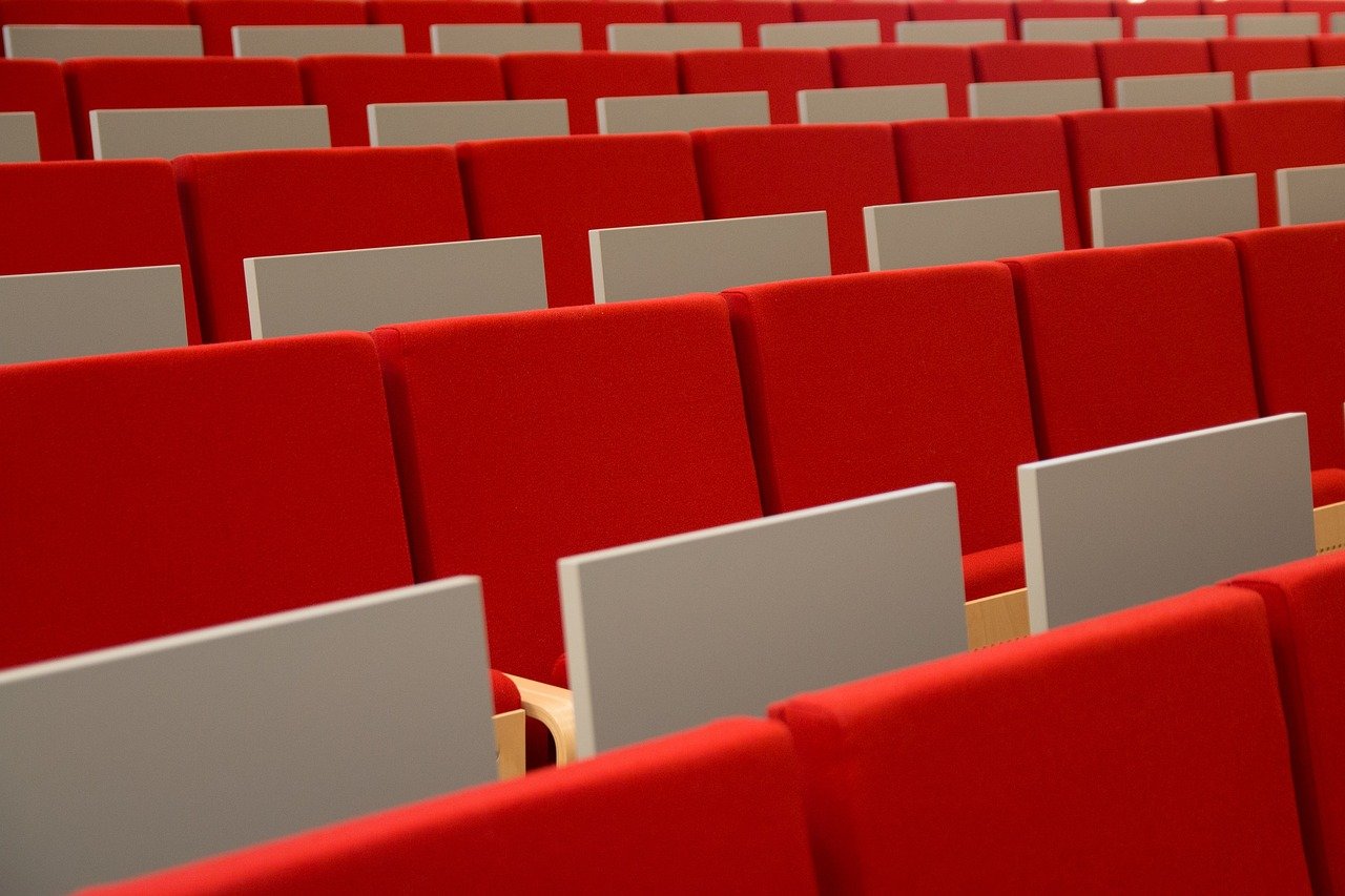 room, lecture hall, assembly hall, audience, lectures, school, university, the jan kochanowski university, kielce, chairs, the ranks, education