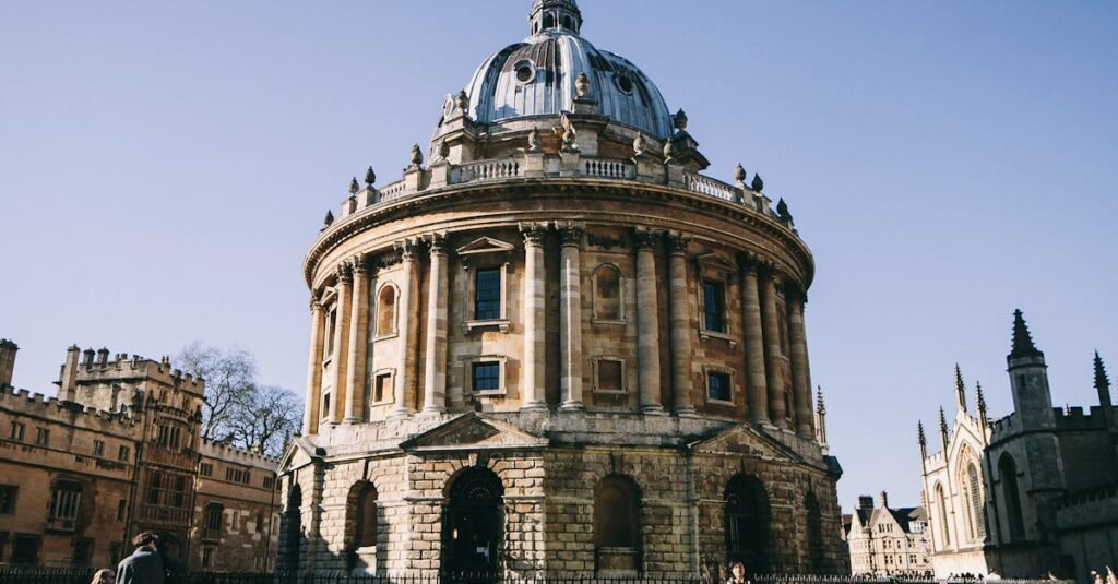 pexels photo 5624130 5624130 Stunning Neo-Classical Radcliffe Camera under blue skies at Oxford University